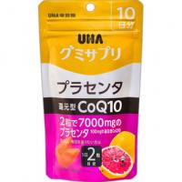 ユーハ味覚糖 UHA グミサプリ 還元型COQ10 プラセンタ SP 20粒