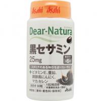 アサヒフードアンドヘルスケア 健康辅助食品 DEAR－NATURA 黒セサミン 60粒
