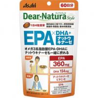 アサヒグループ食品株式会社 健康辅助食品 DEAR－NATURA STYLE EPA×DHA ナットウキナーゼ 240粒